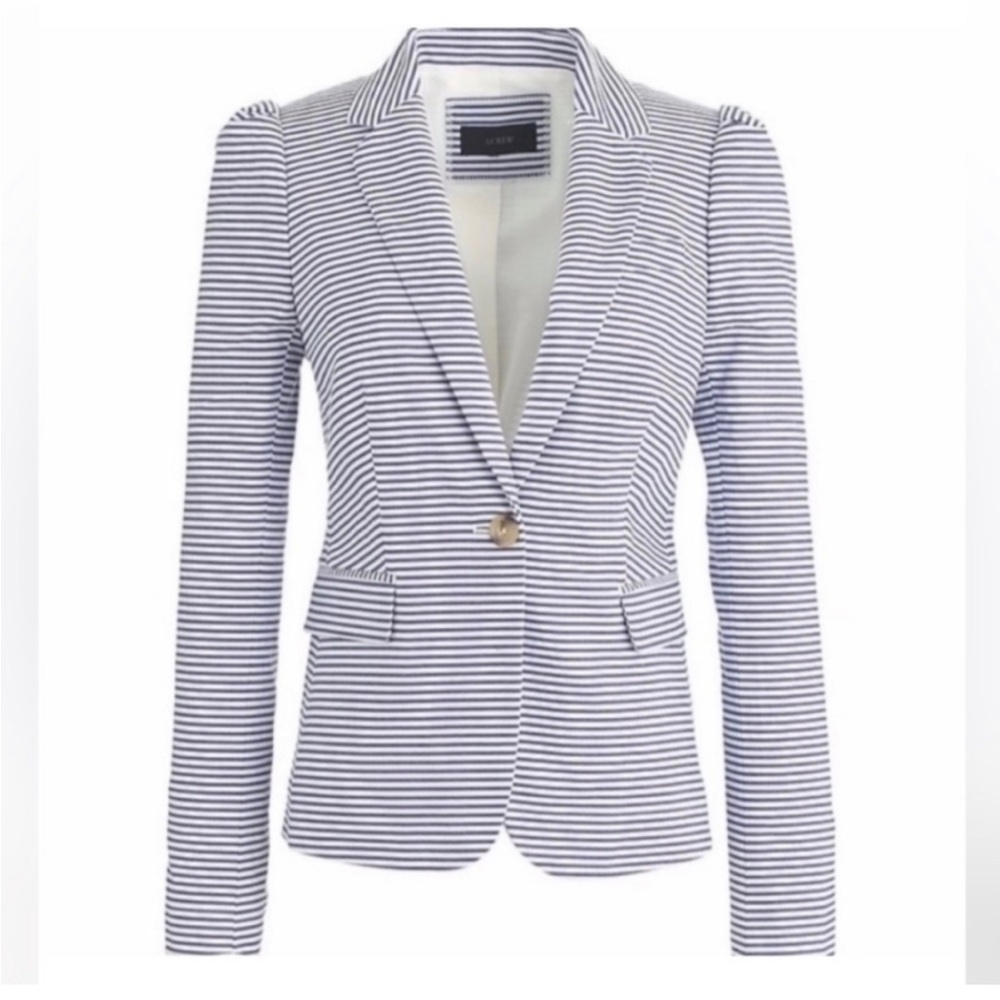 J. Crew Seersucker Blazer